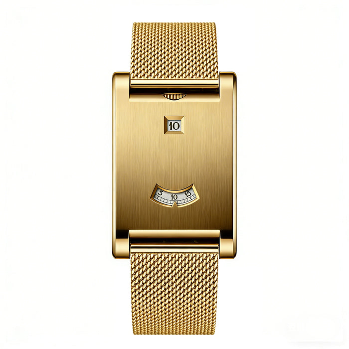 Gold-mesh belt style
