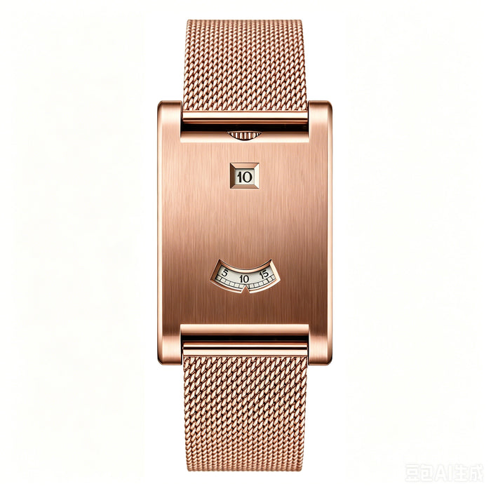Rose gold-mesh belt style