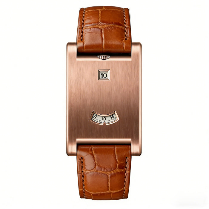 Rose gold-brown belt