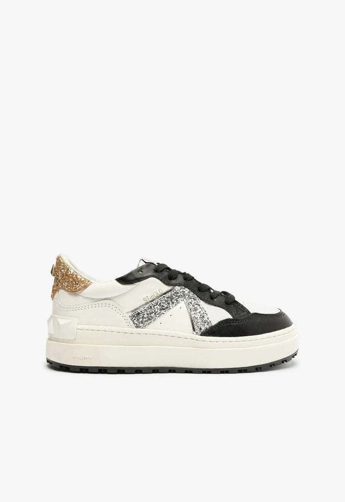 ST-BOLD Leather Sneaker 5 White Calf Leather - Schutz Shoes