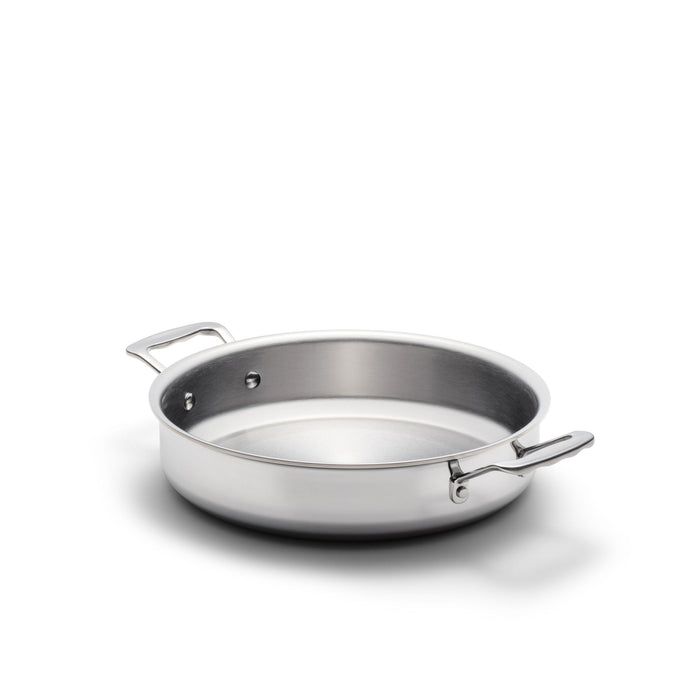 Front three-quarter view of 3-in-1 Roasting Pan with Handles showcasing two ergonomic handles with a white background