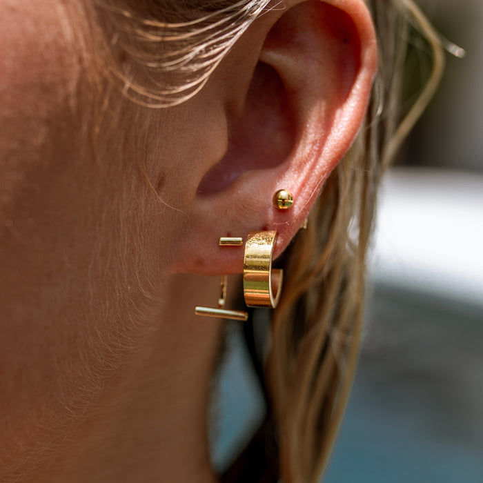 Staple Studs Gold
