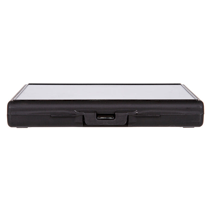 6610ES (ESD401F) Static Dissipative Slim Line Case with Anti-Static Foam Interior - Front View of Closure