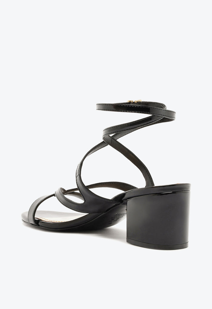 Stephanie Block Patent Sandal - Schutz Shoes