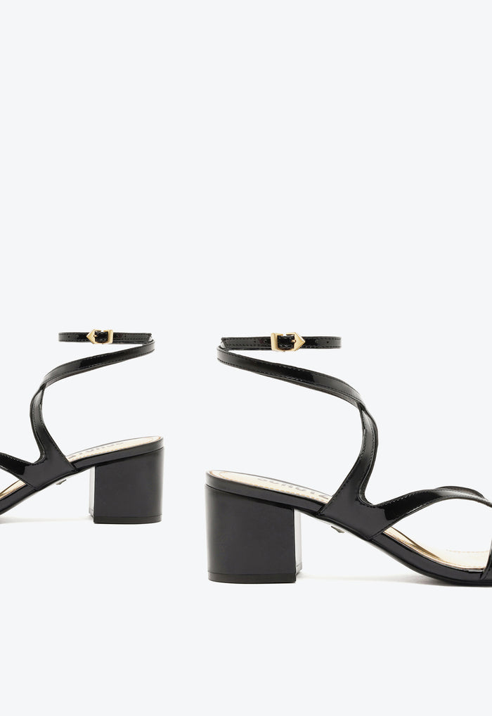 Stephanie Block Patent Sandal - Schutz Shoes