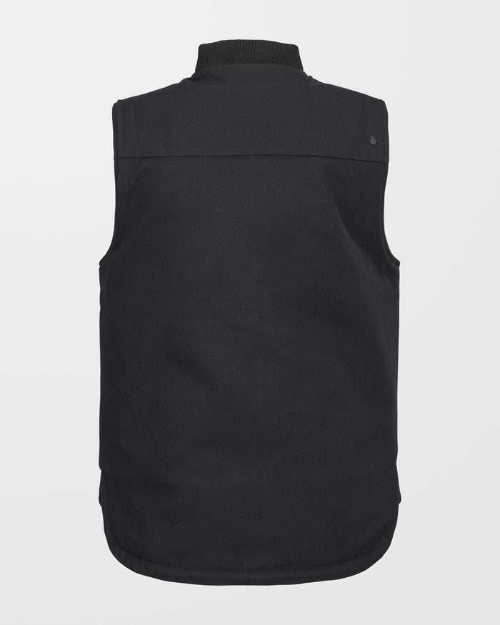 Stone Castine Puff Vest - Black