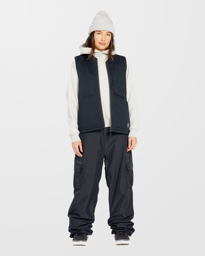 Stone Castine Puff Vest - Black