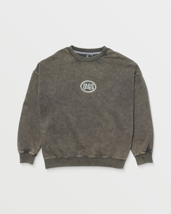 Stone Sweatshirt - VINTAGE BLACK