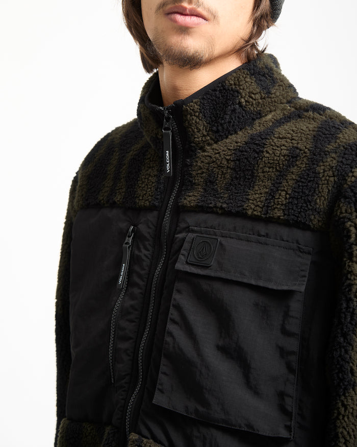 Storm Stone Zip Sweatshirt - Sage Leaf