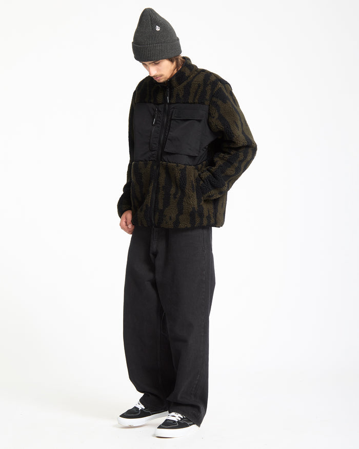 Storm Stone Zip Sweatshirt - Sage Leaf