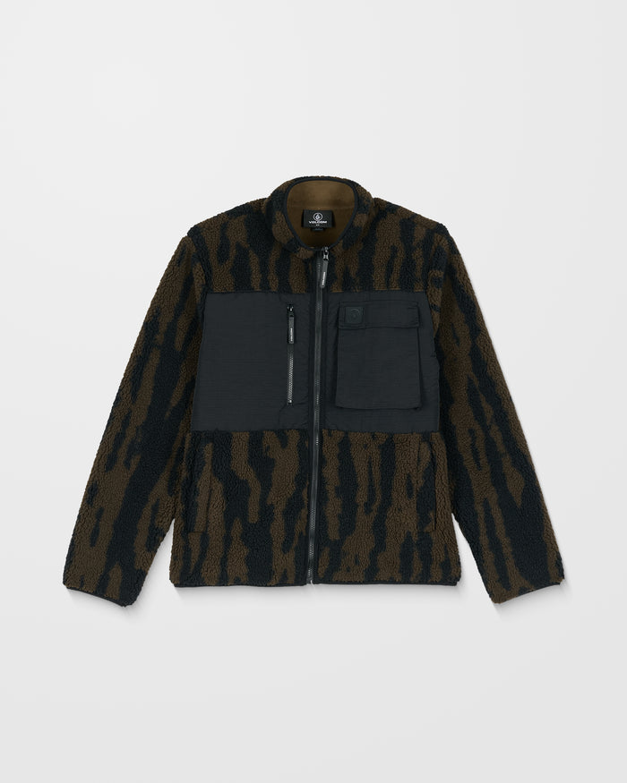Storm Stone Zip Sweatshirt - Sage Leaf
