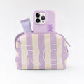 Striped Take It Away Custom Storage Pouch - Custom Wisteria
