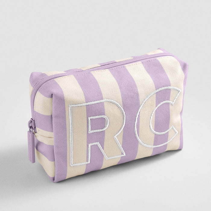 Striped Take It Away Custom Storage Pouch - Custom Wisteria