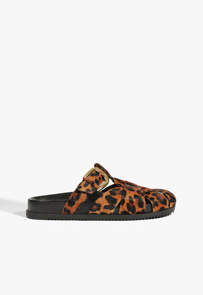 Sydney Calf Hair Clog 5 Natural Hair Calf - Schutz Shoes