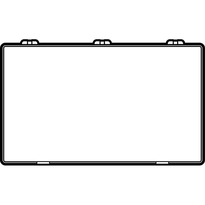 6727ID (T901) T-Series one compartment box - from above