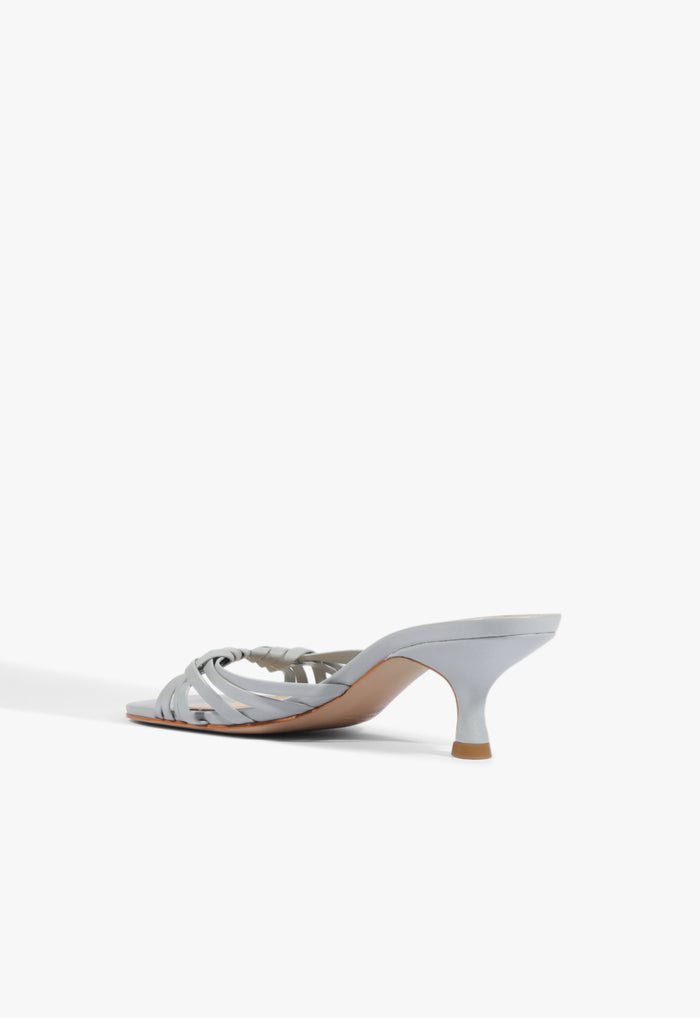 Tara Mule Mid Leather Sandal - Schutz Shoes