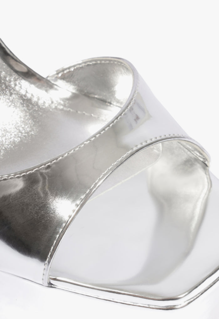 Tate Platform Metallic Sandal - Schutz Shoes