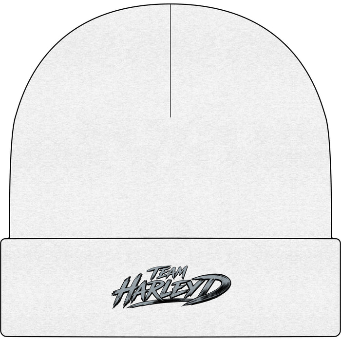 Team Harley D Cuff Beanie — Embroidered Logo Knit Hat