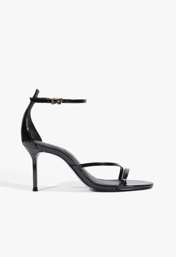 Tessa Patent Sandal 5 Black Patent - Schutz Shoes