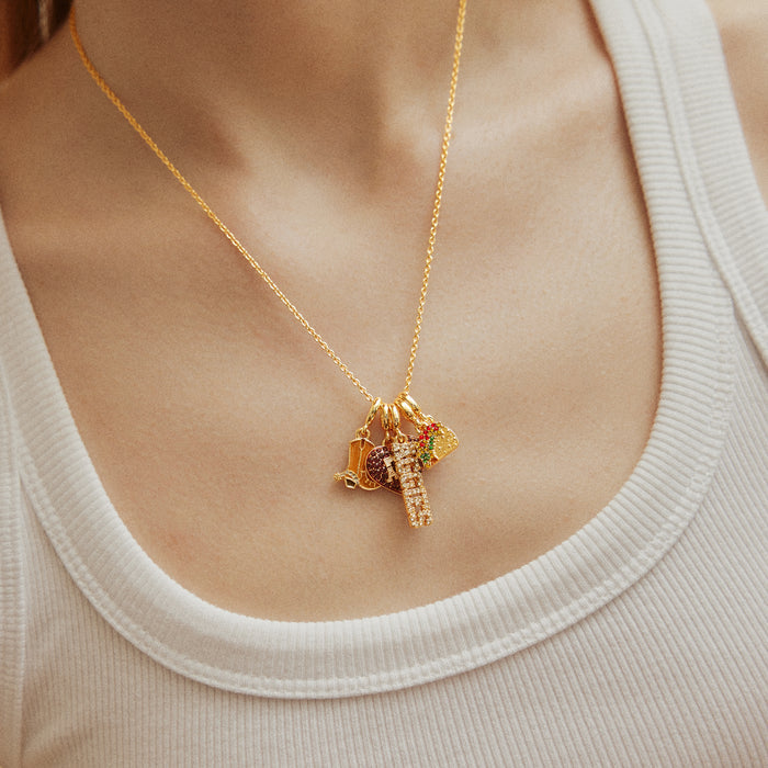 Texas A&M University Cluster Charm Necklace - Texas A&M University