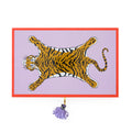 Tiger Lacquer Jewelry Box - top view