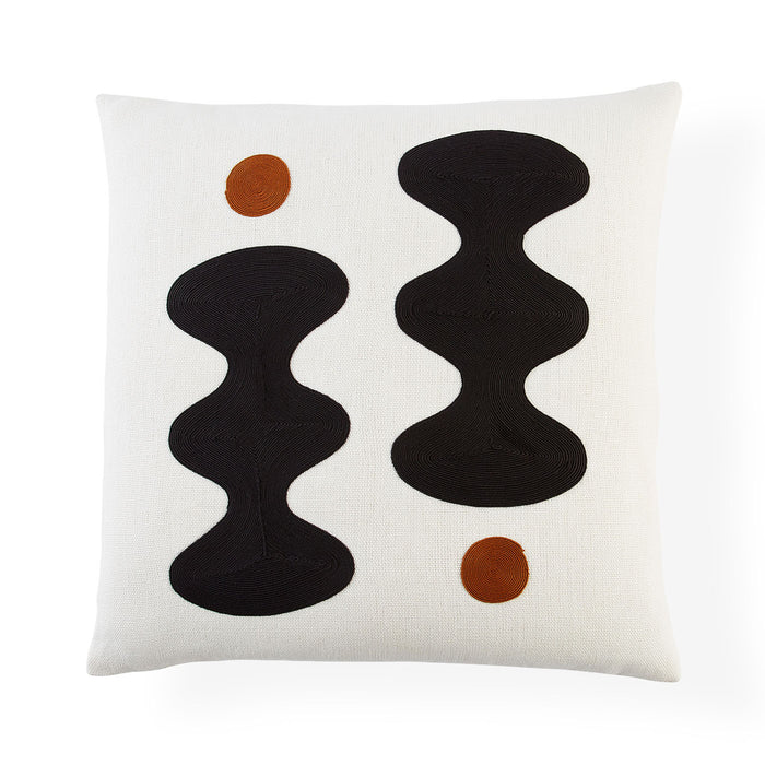 Toklas Square Double Pillow - styled view