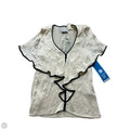 Top Short Sleeve Designer By Jason Wu In Cream, Size: S