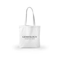 Tote Bag Gemology Cosmetics Paris – cabas blanc en coton et polyester, 39 x 39 cm, anses longues