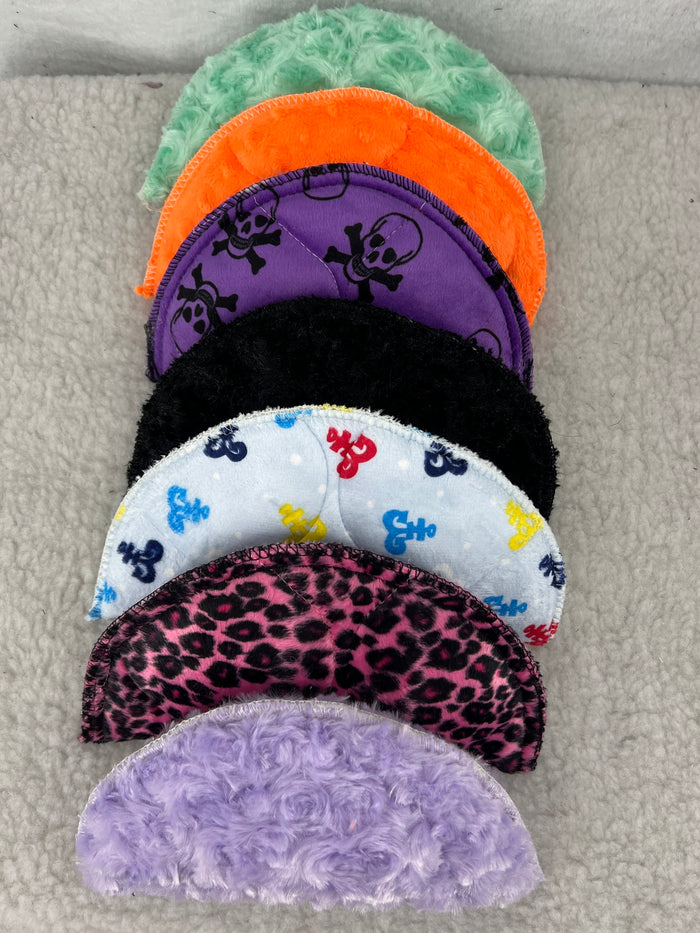Small Fms Dog Beds toy, colorful and soft pet toy with multiple textures for dogs to chew and play with.