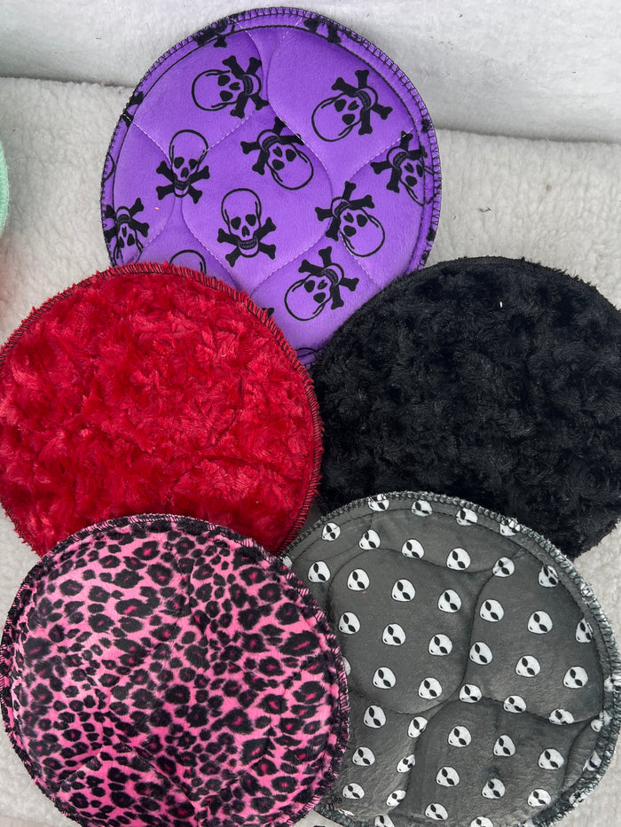 Fms Dog Beds small toy, colorful and plush, designed for dogs, shown on a plain background.