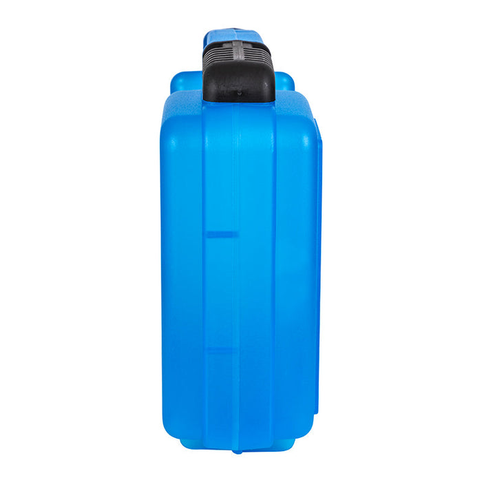 6775TD Translucent Blue Tradesman Case with Empty Interior – Side View