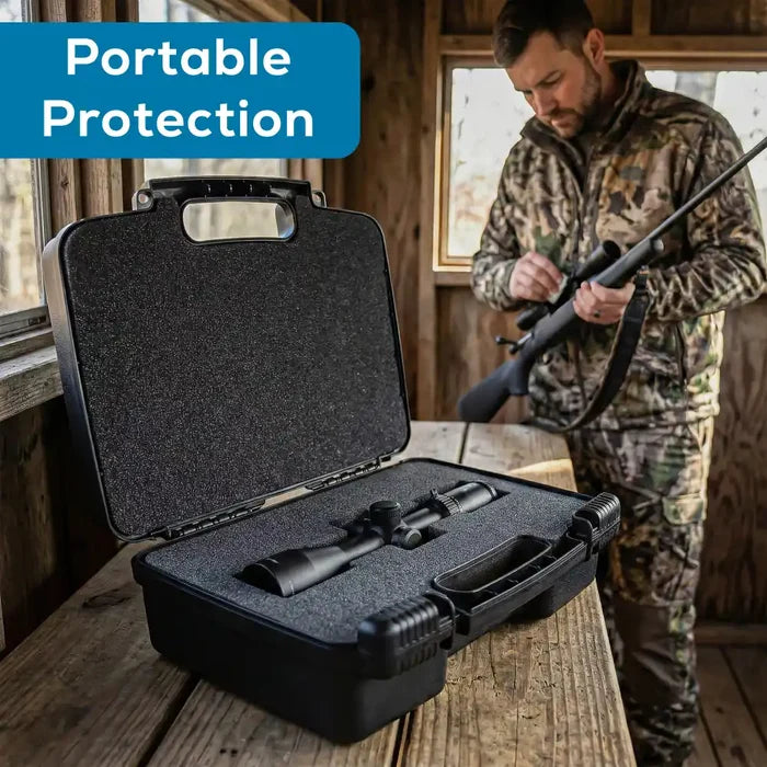 Tradesman™ 12 Inch Black Case 6777TF with Foam Interior - 25/75 Lid to Base Split