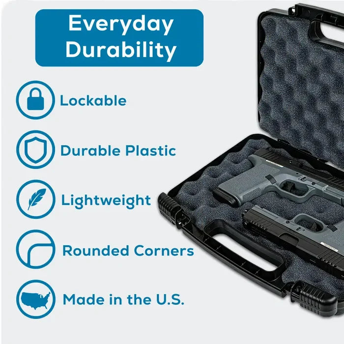 Tradesman™ 14 Inch Black Case 6781TC with Foam Interior - 50/50 Lid to Base Split