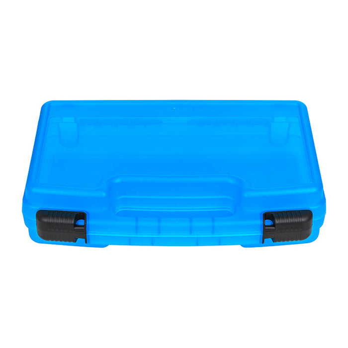6780TP Translucent Blue Tradesman Case with Empty Interior – From Above