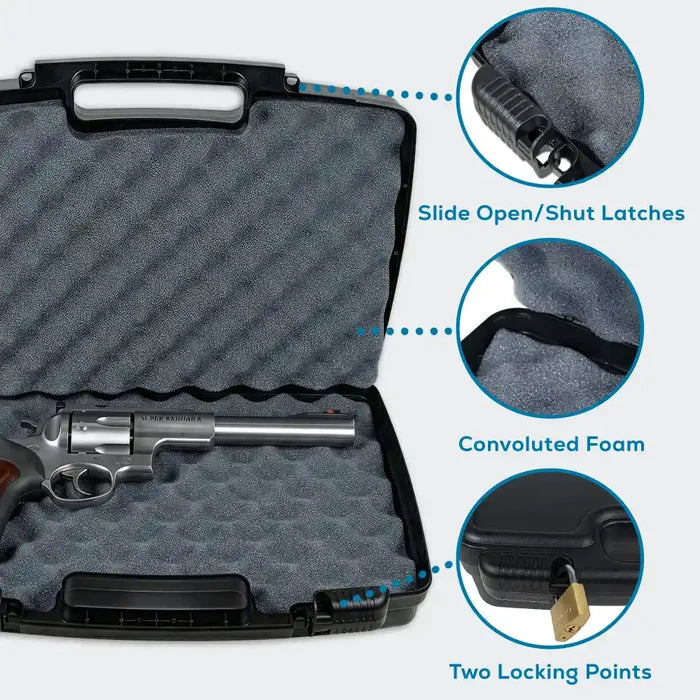 Tradesman™ 17 Inch Black Case 6785TE with Foam Interior - 50/50 Lid to Base Split