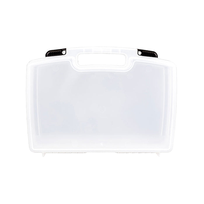 6785TI Translucent Clear Tradesman Case with Empty Interior – Front View