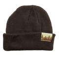 Treeline 100% Merino Wool + Cork Beanie | Black