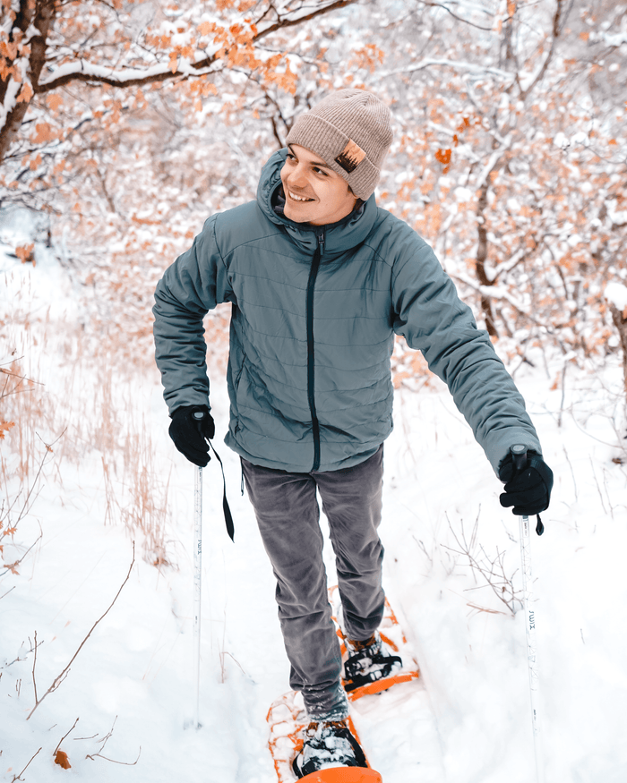 Treeline 100% Merino Wool + Cork Beanie | Olive
