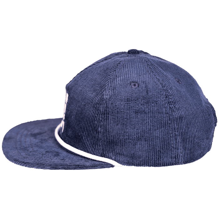 Trillium Hemp Corduroy Strapback | Blue
