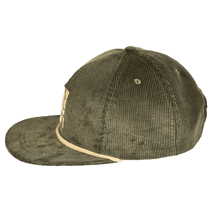 Trillium Hemp Corduroy Strapback | Green