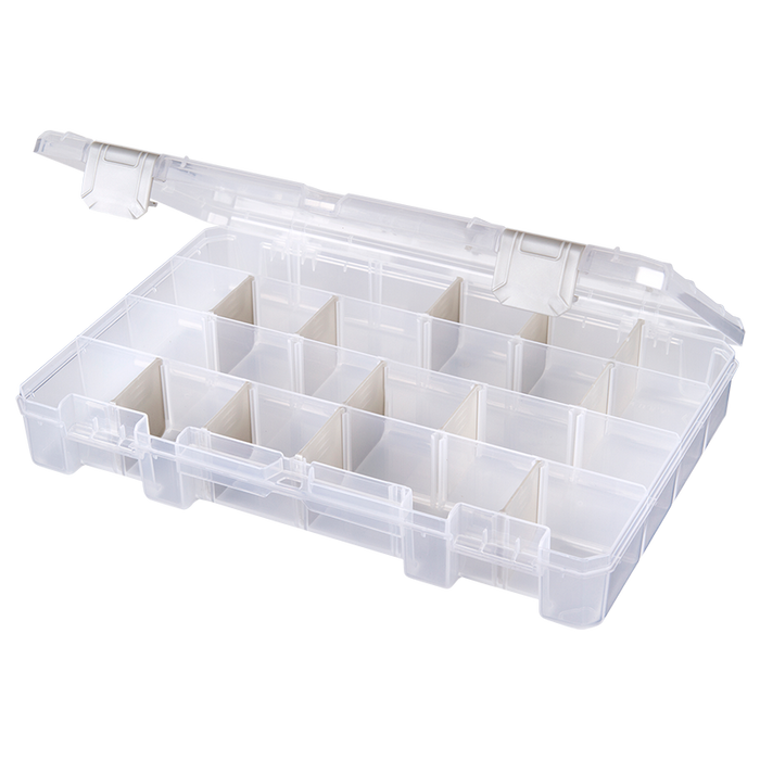6748TE (T4007AT) Tuff Tainer Compartment Box with Anti-Tarnish Dividers – Open View