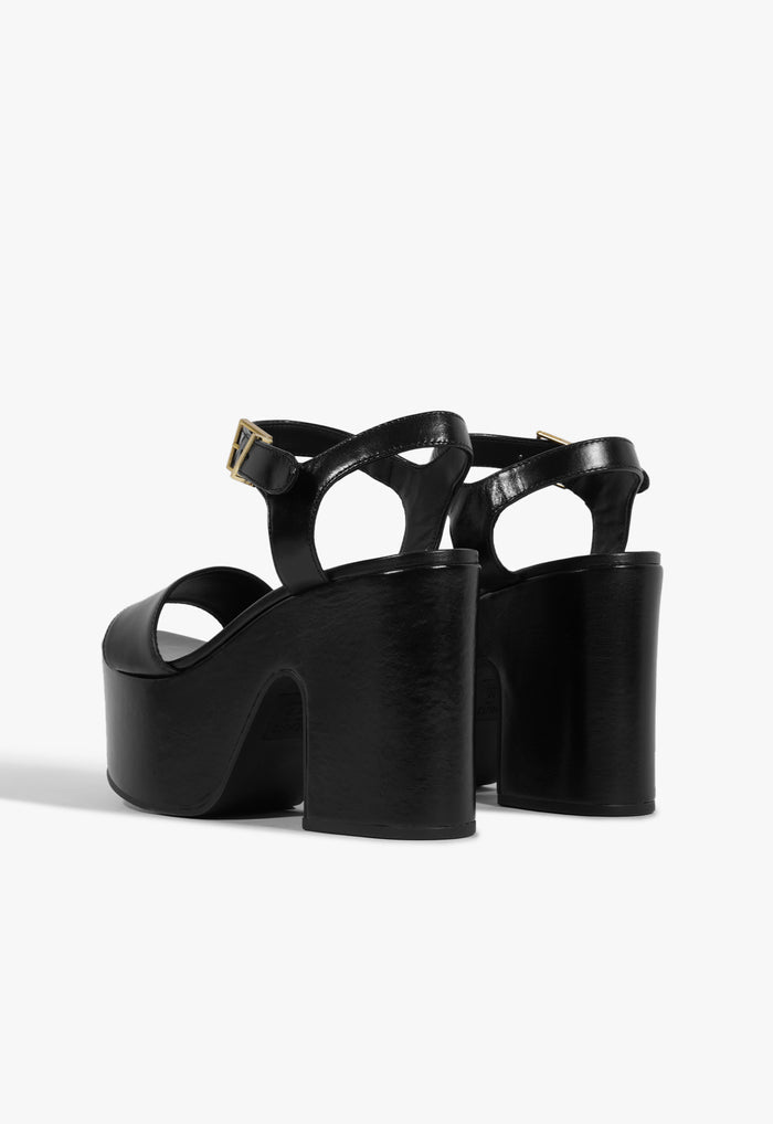 Tuke Leather Platform Sandal - Schutz Shoes