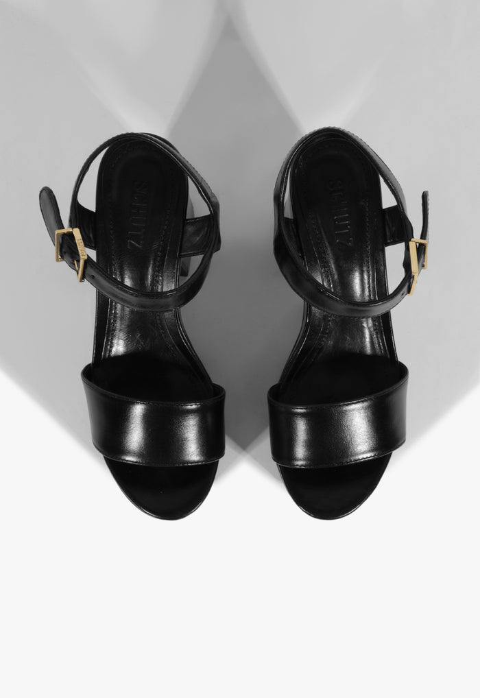 Tuke Leather Platform Sandal - Schutz Shoes