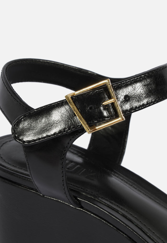 Tuke Leather Platform Sandal - Schutz Shoes