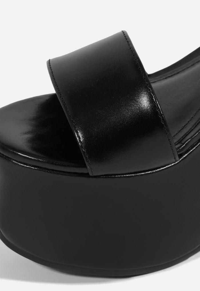 Tuke Leather Platform Sandal - Schutz Shoes