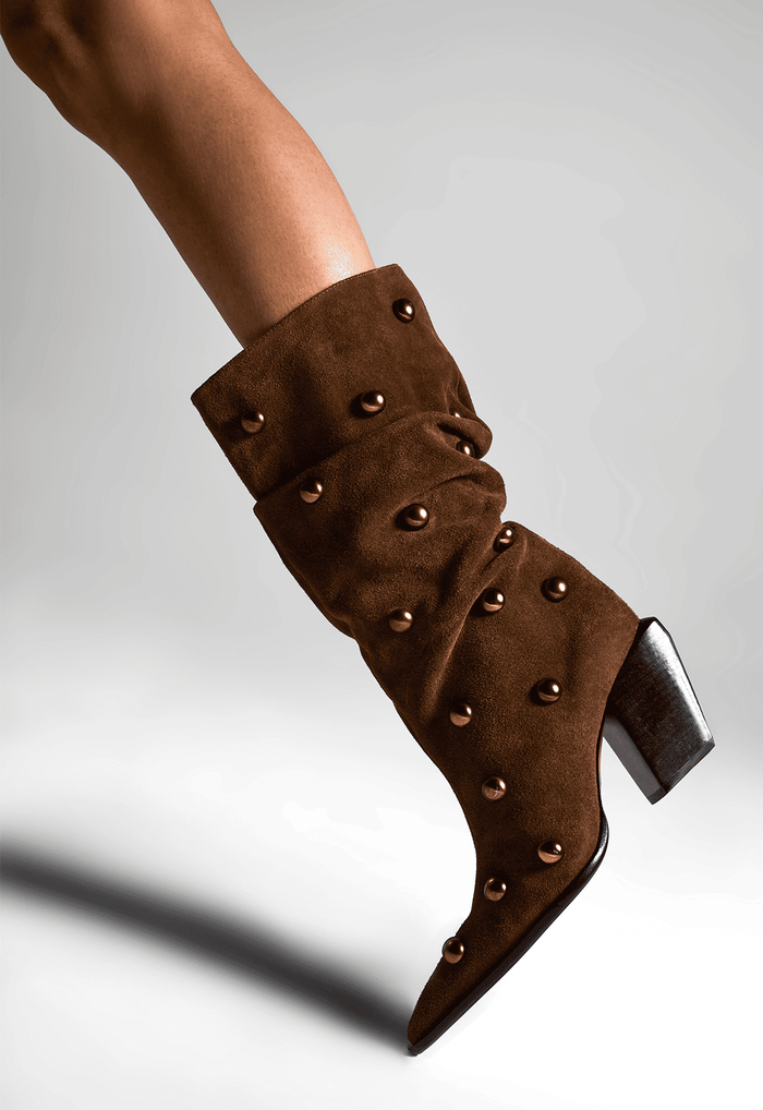 Tulsa Studs Suede Boot - Schutz Shoes