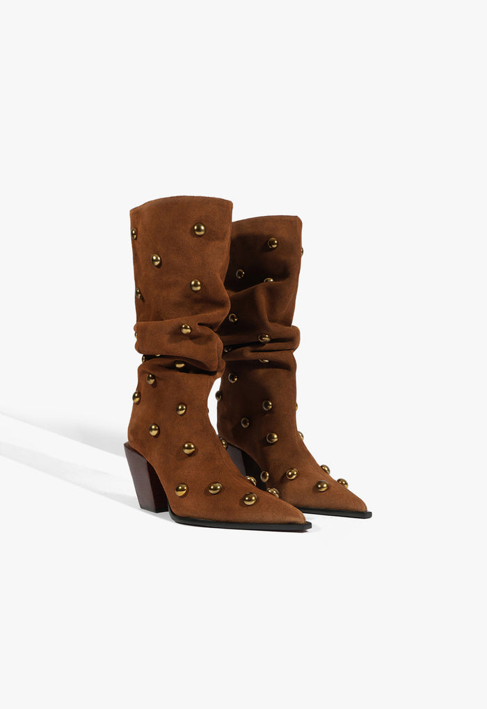 Tulsa Studs Suede Boot - Schutz Shoes