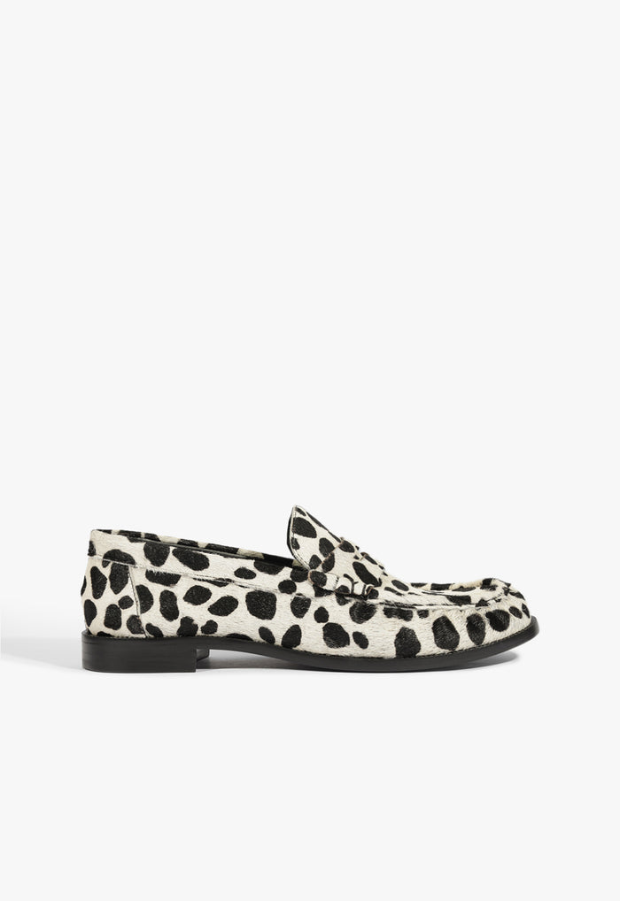 Tyche Calf Hair Flat 5 White Hair Calf - Schutz Shoes
