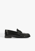 Tyche Flat 5 Black Snake - Schutz Shoes