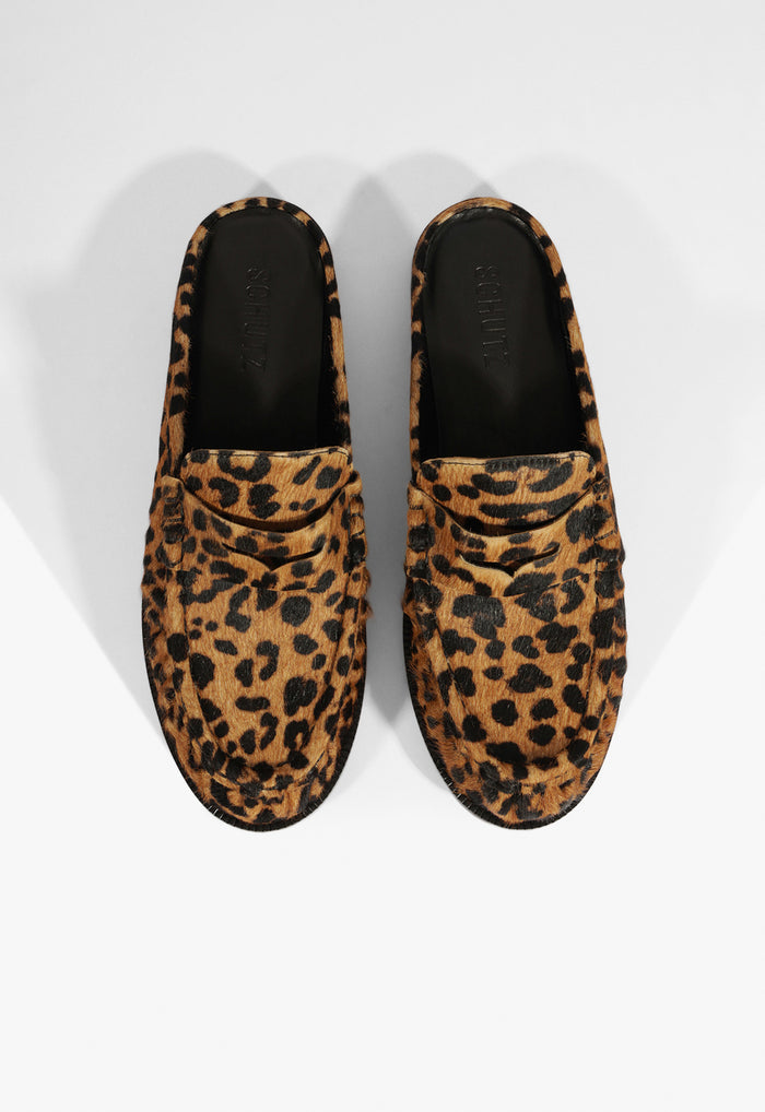 Tyche Mule Calf Hair Flat - Schutz Shoes